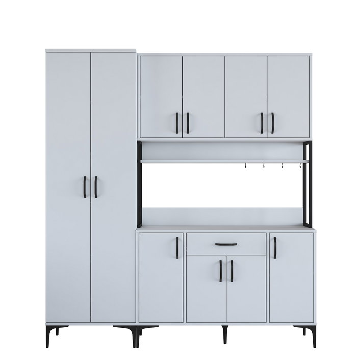 Hanah Home Armario Multiusos Blanco JE133 - 3054